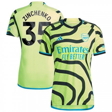 Camisolas Arsenal Zinchenko 35 2º Equipamento Alternativa 2023-24 Manga Curta